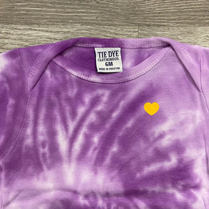 Purple Tye-Dye Baby Onesie (6M, 18M, 24M)